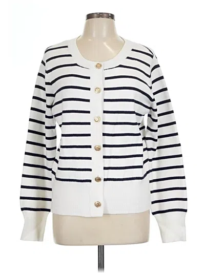 Pre-owned Cyrus Cardigan Sweater In White