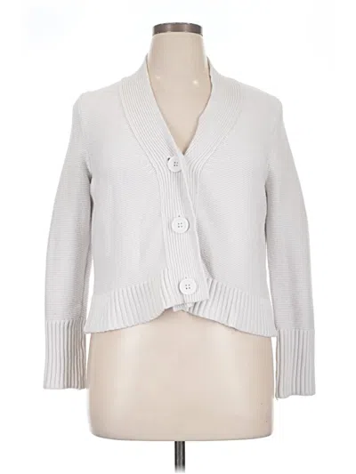 Pre-owned Cyrus Cardigan Sweater In White