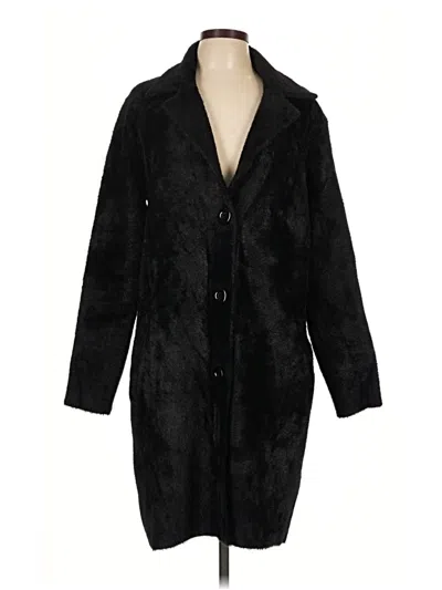Pre-owned Cyrus Coat In Black