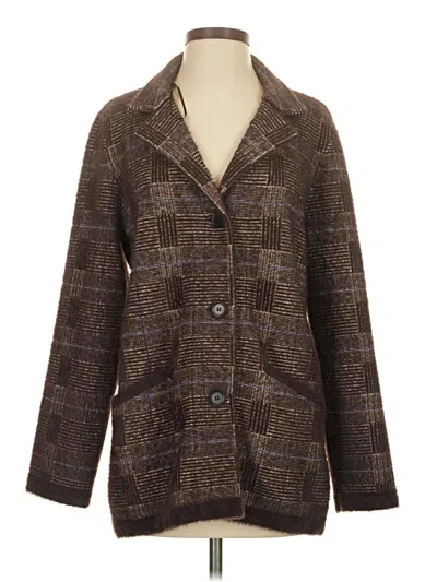 Pre-owned Cyrus Coat In Brown