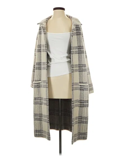 Pre-owned Cyrus Coat In Ivory