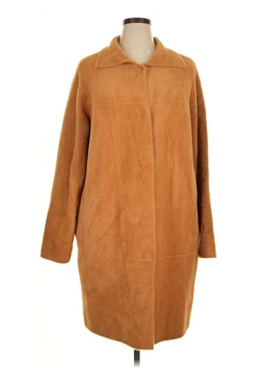 Pre-owned Cyrus Coat In Tan