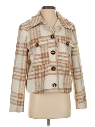 Pre-owned Cyrus Coat In White