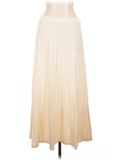 Pre-owned Cyrus Formal Skirt In White