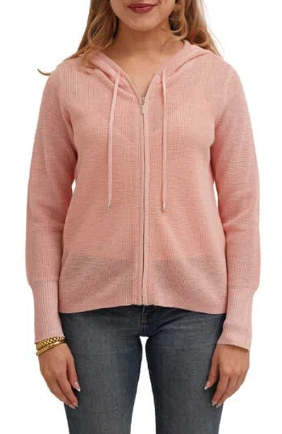 Cyrus Full Zip Hoodie In Pink
