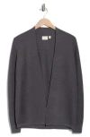Cyrus Link Stitch Cardigan In Black