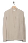 Cyrus Link Stitch Cardigan In Neutral