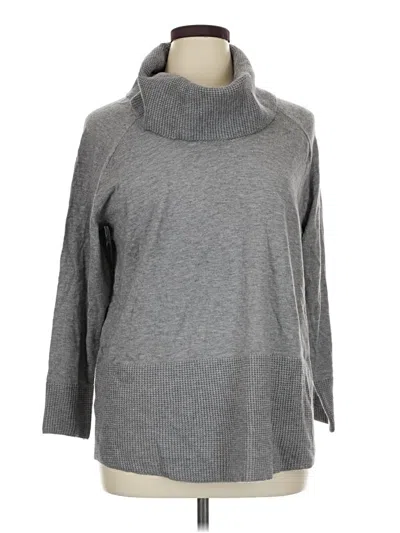 Pre-owned Cyrus Long Sleeve Turtleneck In Gray