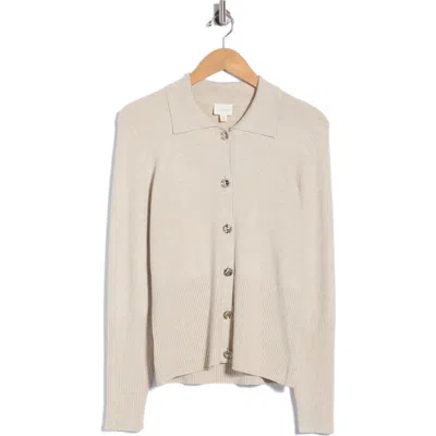 Cyrus Novelty Button Cardigan In Neutral
