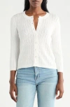 Cyrus Novelty Stitch Button-up Shirt In White
