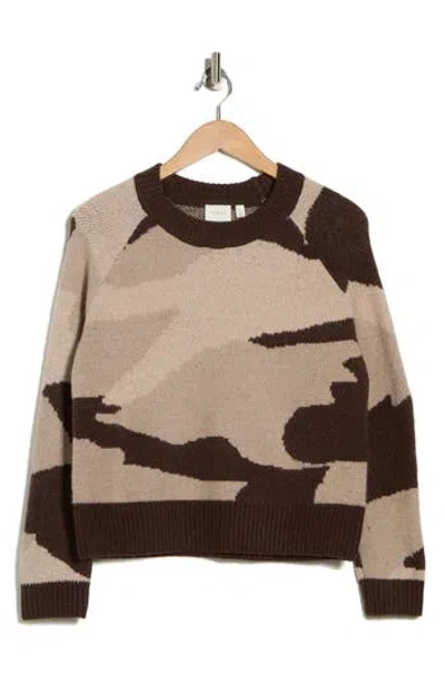 Cyrus Pattern Sweater In Brown