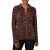 Cyrus Plissé Button-up Shirt In Brown