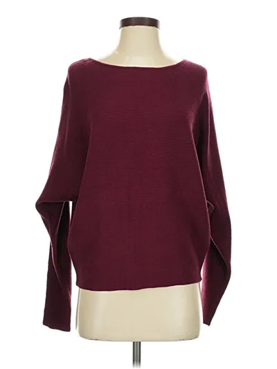 Pre-owned Cyrus Pullover Sweater In Burgundy