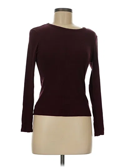 Pre-owned Cyrus Pullover Sweater In Burgundy