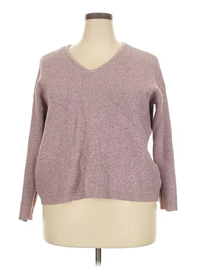 Pre-owned Cyrus Pullover Sweater In Burgundy