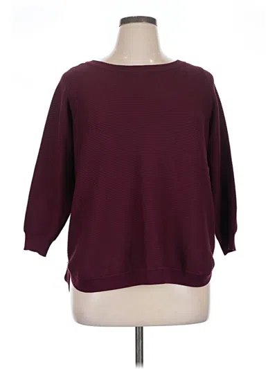 Pre-owned Cyrus Pullover Sweater In Burgundy