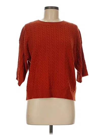 Pre-owned Cyrus Pullover Sweater In Orange