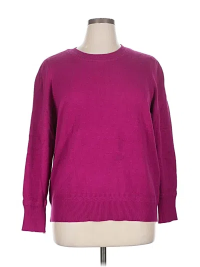 Pre-owned Cyrus Pullover Sweater In Purple