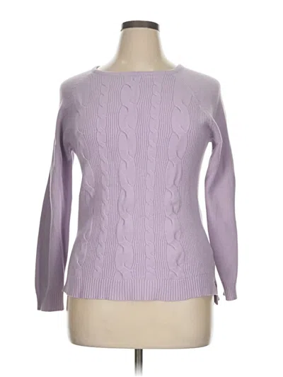 Pre-owned Cyrus Pullover Sweater In Purple