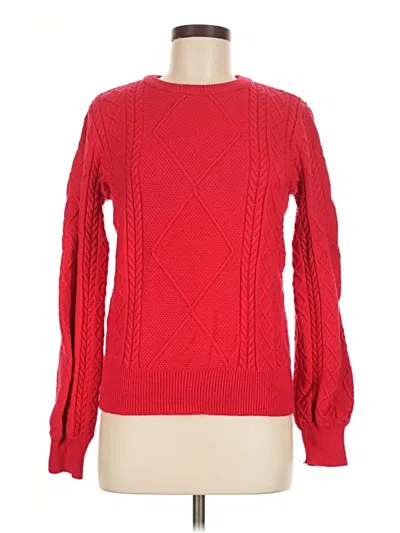 Pre-owned Cyrus Pullover Sweater In Red