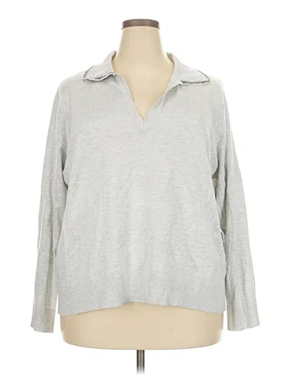 Cyrus Pullover Sweater In Silver