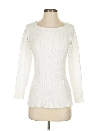 Pre-owned Cyrus Pullover Sweater In White