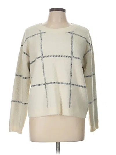 Pre-owned Cyrus Pullover Sweater In White