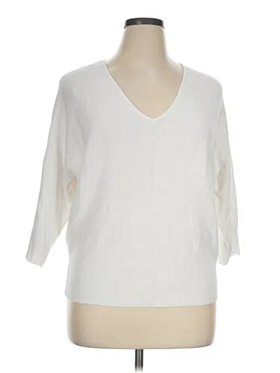 Pre-owned Cyrus Pullover Sweater In White