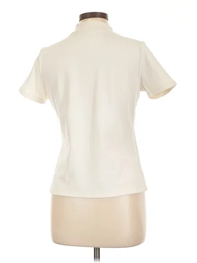 Pre-owned Cyrus Short Sleeve Blouse In White
