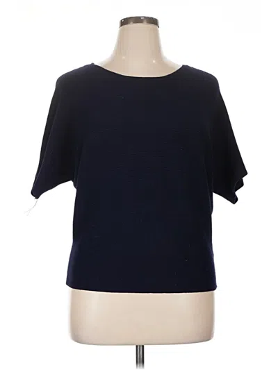 Pre-owned Cyrus Short Sleeve Top Blue Boatneck Tops