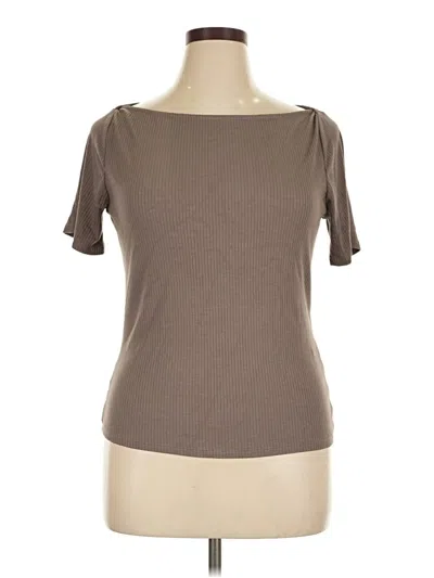 Pre-owned Cyrus Short Sleeve T-shirt In Brown