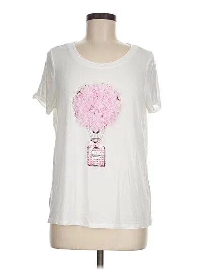 Pre-owned Cyrus Short Sleeve T-shirt In White