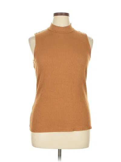 Pre-owned Cyrus Short Sleeve Turtleneck In Brown