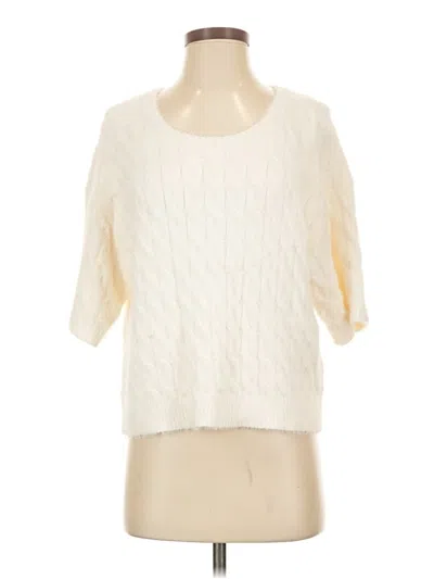 Pre-owned Cyrus Short Sleeve Turtleneck In Ivory