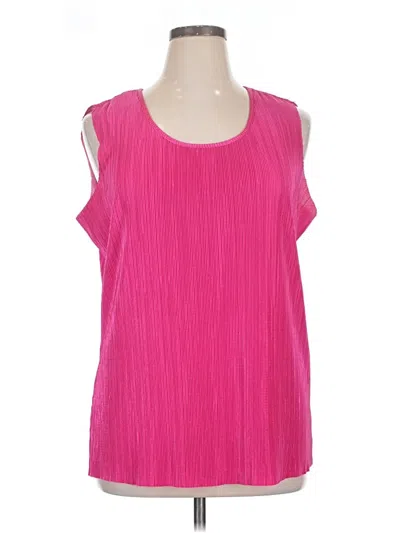 Pre-owned Cyrus Sleeveless Blouse In Pink