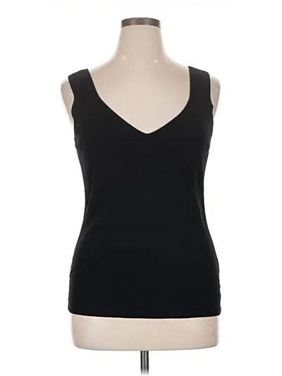 Pre-owned Cyrus Sleeveless Top Black Sweetheart Neckline Tops