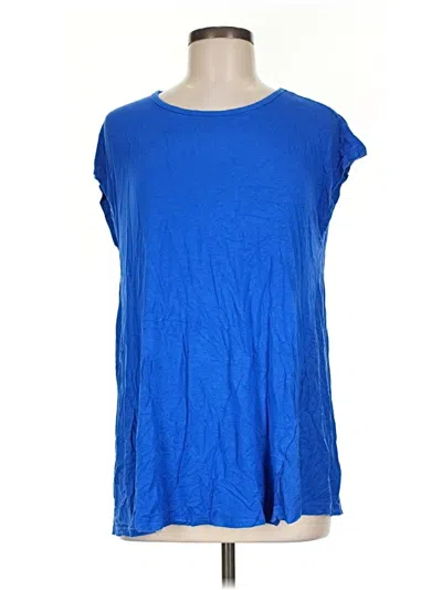Pre-owned Cyrus Sleeveless T-shirt In Blue