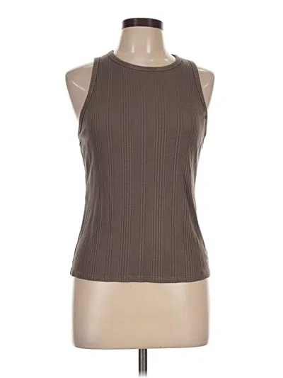 Pre-owned Cyrus Sleeveless T-shirt In Brown