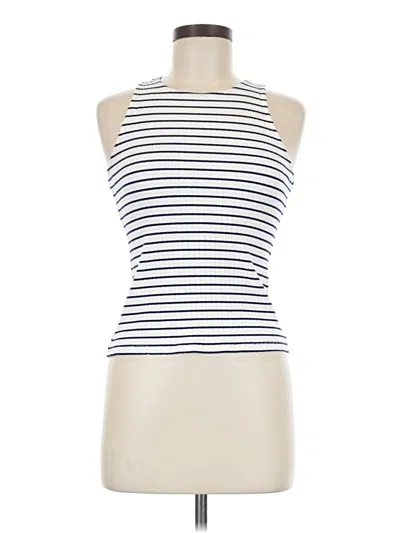 Pre-owned Cyrus Sleeveless T-shirt In White