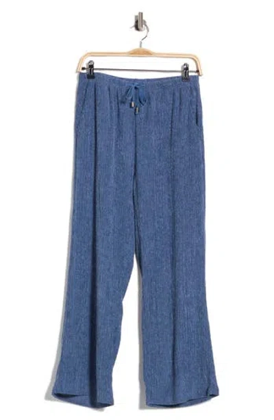 Cyrus Slouchy Drawstring Pants In Blue