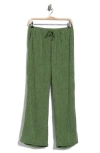 Cyrus Slouchy Drawstring Pants In Green