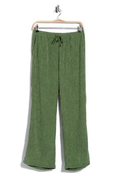 Cyrus Slouchy Drawstring Pants In Green