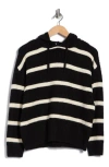 Cyrus Stripe Hooded Sweater In Multi