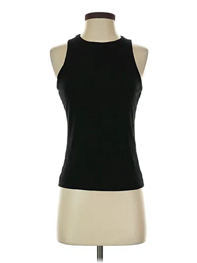 Pre-owned Cyrus Tank Top Black Halter Neckline Tops