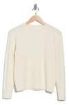 Cyrus Textured Stitch Crewneck Sweater In Neutral