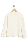 Cyrus Textured Sweater Jacket In Neutral