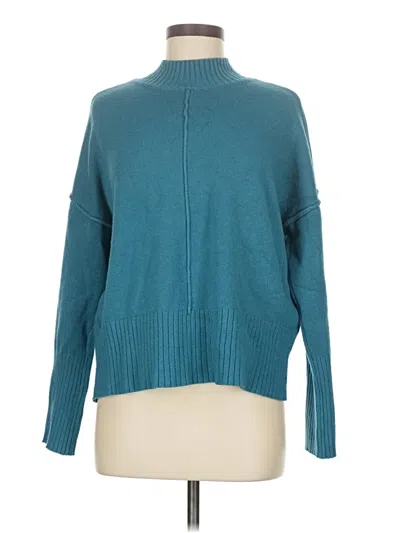 Pre-owned Cyrus Turtleneck Sweater In Blue