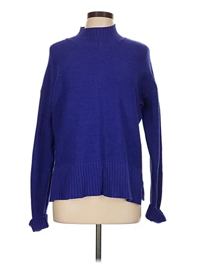 Pre-owned Cyrus Turtleneck Sweater In Blue