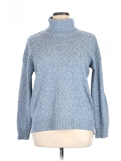 Pre-owned Cyrus Turtleneck Sweater In Blue