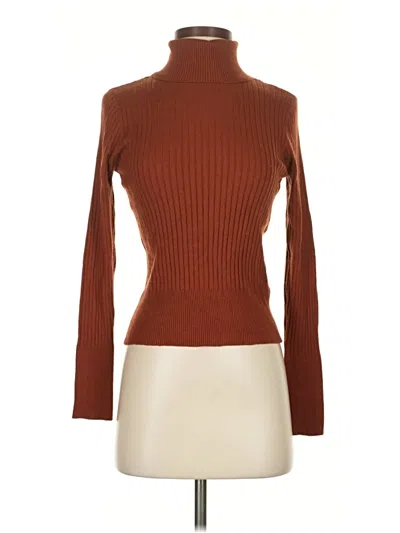 Pre-owned Cyrus Turtleneck Sweater In Brown